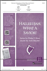 Hallelujah, What a Savior! SATB choral sheet music cover Thumbnail